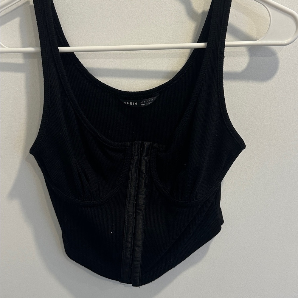 Black Crop Top